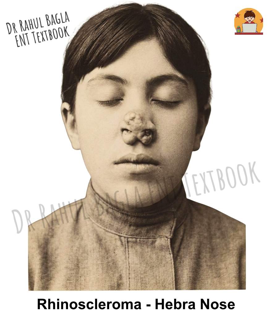 Rhinoscleroma - Hebra Nose Dr Rahul Bagla ENT Textbook www.entlecture.com