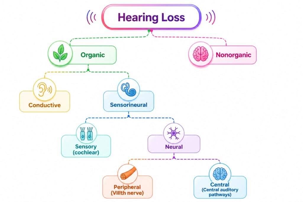 Classification of Hearing Loss Dr rahul Bagla ENT Textbook