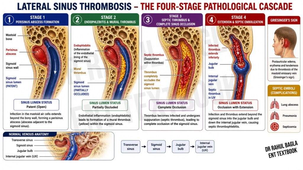 Lateral Sinus Thrombophlebitis Dr Rahul Bagla ENT Textbook